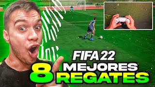 LOS 8 MEJORES REGATES EFECTIVOS DE FIFA 22 TUTORIAL [upl. by Kelli956]