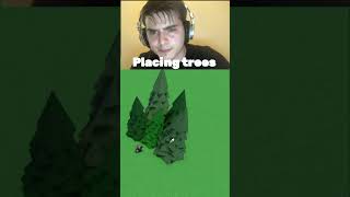 ✨Copying trees✨ vs Placing trees tpt2 thijmen0808 roblox [upl. by Coop597]