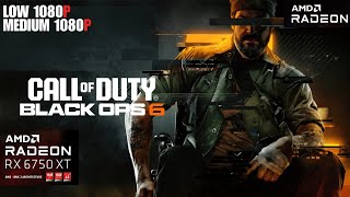 Call of Duty Black Ops 6 AMD RX 6750 XT  Ryzen 5 5600X  LowMedium Settings  1080p [upl. by Aserahs47]