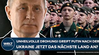 RUSSLAND quotSchweinische Behandlungquot Unheilvolle Drohung Greift Putin jetzt das nächste Land an [upl. by Cherrita]