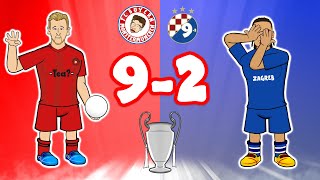 92 BAYERN MUNICH demolish DINAMO ZAGREB💥 Champions League Kane Goals Highlights [upl. by Lierbag558]