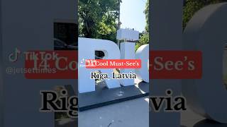 14 Cool Mustsees in Riga Latvia riga latvia travel traveling [upl. by Noicpecnoc496]