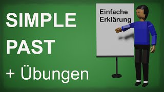 Simple Past  Bildung Fragen Verneinungen Einfach erklärt auf Deutsch  Übungen [upl. by Lisa]