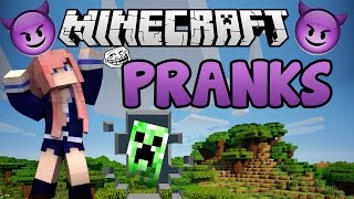 Minecraft Fun Pranks [upl. by Ardekan]