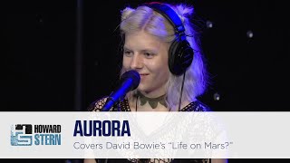 Aurora Covers David Bowie’s “Life on Mars” on the Stern Show 2016 [upl. by Cuyler]