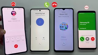 OPPO Find N2 Calling on Realme C67Xiaomi 10C Incoming Call amp FAKE CALL on Samsung S9 [upl. by Julietta]