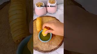 How to make samosa roll  samosa recipe shortsfeed shotrs viralshort samosa [upl. by Chilcote]