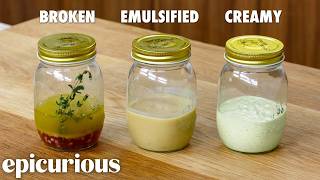 These 3 Dressings Will Upgrade Any Salad  Epicurious 101 [upl. by Pearl]