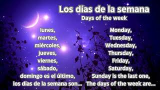 🎶 Master Days of the Week in Spanish song [upl. by Hoj]