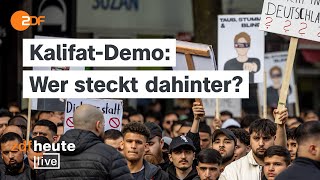 KalifatDemo Was „Muslim Interaktiv“ so gefährlich macht  ZDFheute live [upl. by Eilla]