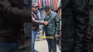 Cheapest leather jacket real leather garment shop n A 39 bikaji cama place Mohammadpur Delhi [upl. by Oetomit]