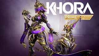 Warframe  Khora Prime Access Available Now on All Platforms [upl. by Picker535]