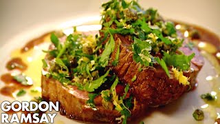 Fillet Steak with Gremolata  Gordon Ramsay [upl. by Haik]