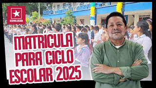 Matricula Escolar 2025 ¡Todo lo Que Necesitas Saber [upl. by Celestyna863]