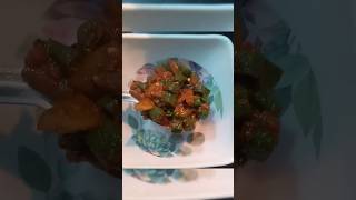 Aloo bhindi recipe shortsfeed shortsviral shortvideo song [upl. by Selbbep]