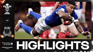 HIGHLIGHTS  🏴󠁧󠁢󠁷󠁬󠁳󠁿 WALES V ITALY 🇮🇹  2024 GUINNESS MENS SIX NATIONS RUGBY [upl. by Adrell]