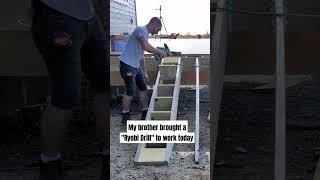 That Ryobi drill made a great hammer diy contractor woodworking construction [upl. by Eelsel71]