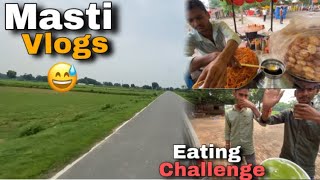 Masti vlog fast eating challenge jalebimaggitikiyasoda 🤤🤤 [upl. by Elizabet]