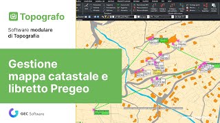 Topografo  Modulo T Gestione mappa catastale e libretto Pregeo [upl. by Ominorej]