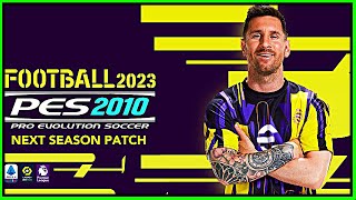 PES 2010 PATCH 20222023 VEM AÍ [upl. by Nanete]