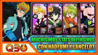 ¿¡EL MEJOR ATAQUE ES UNA BUENA DEFENSA 125 DE DEFENSA CON NAOFUMI Y LANCELOT  7DS Grand Cross [upl. by Nylannej]