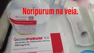 Noripurum injetável na veiaDicas de enfermagem [upl. by Orelia19]