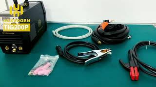 HZXVOGEN 200A TIG Welder Pulse 110V200V MMA ARC Stick Welding Machine TIG200P [upl. by Mall]