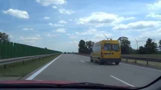 From German border to Wroclaw Poland on the highway A4 [upl. by Funch6]