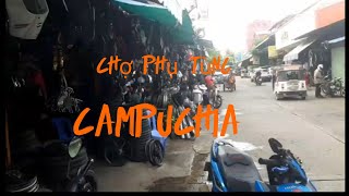 Tham quan chợ phụ tùng Dream 125 campuchia [upl. by Huskey]