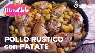 POLLO RUSTICO con PATATE in PADELLA RISULTATO IRRESISTIBILE💥🥔🍗 [upl. by Ariaet]