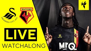 Swansea City VS Watford  LIVE WATCHALONG [upl. by Helbon83]