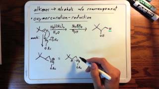 OxymercurationReduction Explained w Mechanism [upl. by Arretak]