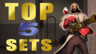 TF2 Top 5 Best Medic Cosemtic Sets Under 1 Key [upl. by Oigaib814]