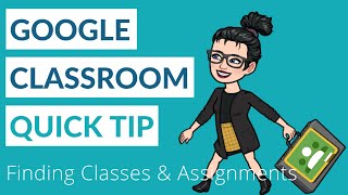 How To Find Classes and Assignments In Google Classroom [upl. by Isawk]