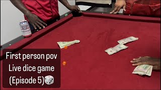 first person pov live dice game shooting dice at the shop episode 5 subscribe funny share [upl. by Reeves]