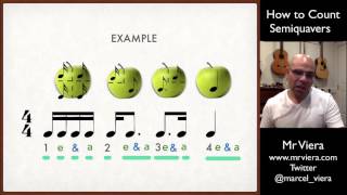 7 How to Count Semiquavers [upl. by Rebmik144]