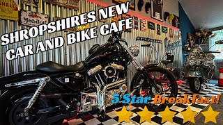 Opening Day  Shropshires Newest Car And Bike Themed Cafe At The Pitstop Cafe  The Danery Quatford [upl. by Cassandra]