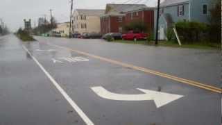 Hurricane Sandy tidal flooding in WIlloughby Spit Norfolk VA [upl. by Padraic]