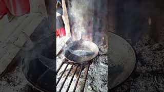 How to fry a small thornless milk fish [upl. by Gytle834]