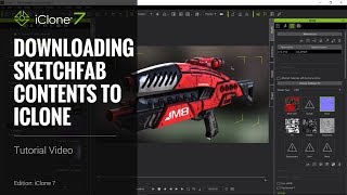 iClone 7 Tutorial  Three PBR Workflows for Sketchfab Download [upl. by Ekusoyr257]