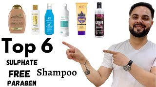 Top 6 Sulphate amp Paraben Free Shampoo in Indian Market [upl. by Ennovihc]