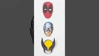 Deadpool wolverine paper art diy  bye bye bye deadpoolart deadpool deadpool3 [upl. by Llebana]