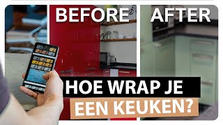 HOE WRAP JE EEN KEUKEN [upl. by Eidorb]