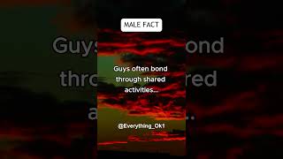 Guys often bond through shared activities shorts facts [upl. by Broddy]