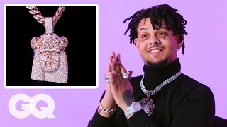 Smokepurpp Shows Off His Insane Jewelry Collection  GQ [upl. by Sherard]