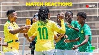 Sundowns Ladies Edge Closer To League Title  Match Reactions 🗣 [upl. by Ainevul]