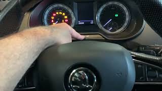 Skoda Octavia 2018 service reset Service Reset My car [upl. by Seely]