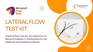 Almond Free Test  Lateral FLow  for the detection of Almond Residues [upl. by Ricca]