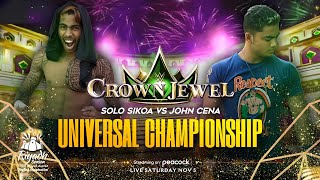 WWE Crown Jewel 2024  John Cena vs Solo Sikoa Full Match  Part 2 [upl. by Coridon]