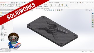 SOLIDWORKSCSWA練習問題SectionDProblem2 [upl. by Clippard]